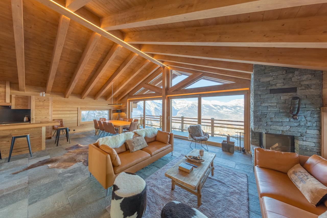 Oak Tree Chalet - On The Ski Slope - Luxury! Nendaz Eksteriør billede