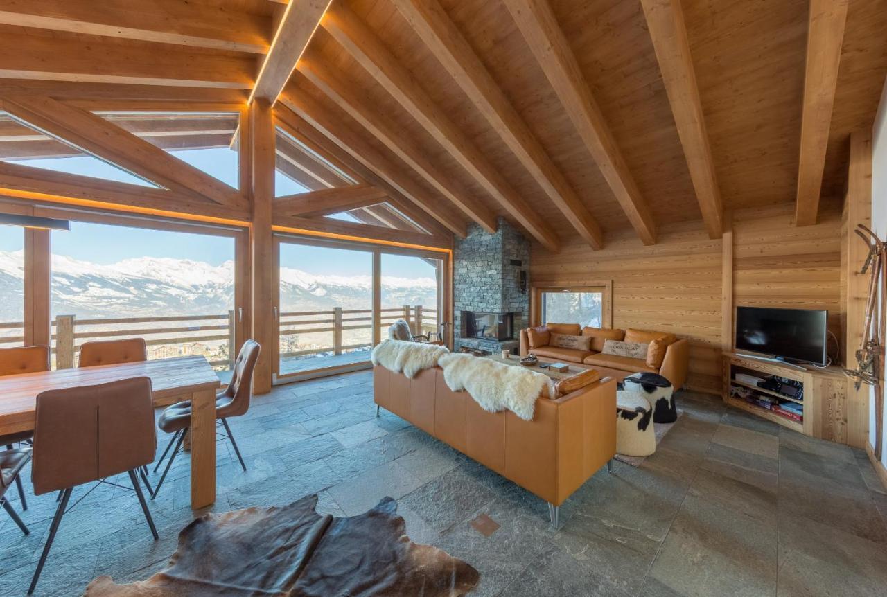 Oak Tree Chalet - On The Ski Slope - Luxury! Nendaz Eksteriør billede