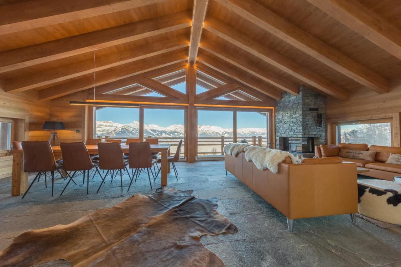 Oak Tree Chalet - On The Ski Slope - Luxury! Nendaz Eksteriør billede