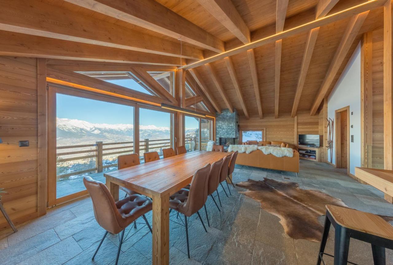 Oak Tree Chalet - On The Ski Slope - Luxury! Nendaz Eksteriør billede
